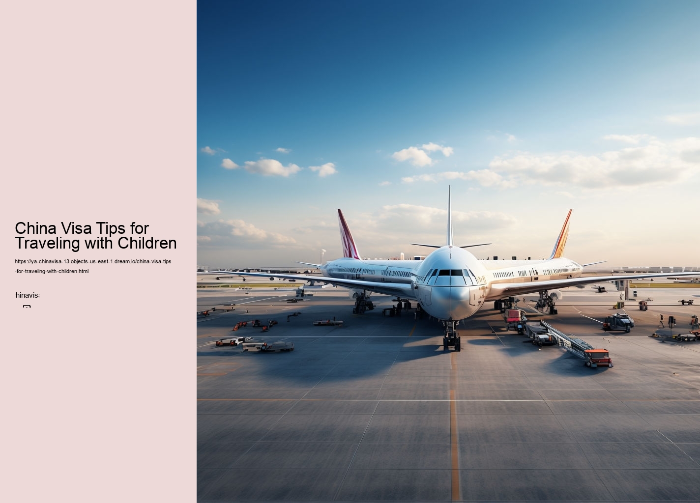 China Visa Tips for Traveling with Children